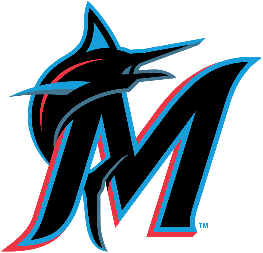 Miami Marlins 2019-Pres Alternate Logo DIY iron on transfer (heat transfer)...
